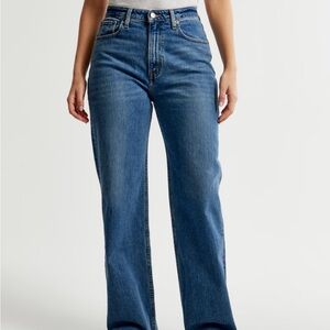 abercrombie curve love high rise 90s relaxed jean